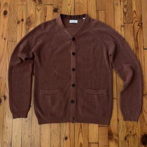 Bronze, Jacob Window Pane Cardigan